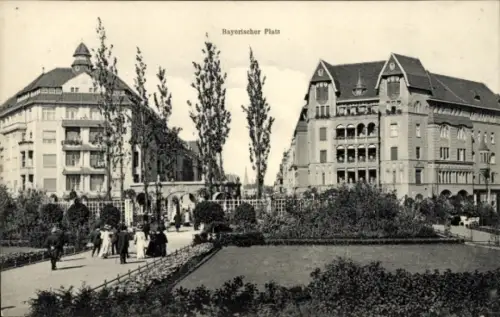 Ak Berlin Schöneberg, Bayrischer Platz, Untergrundbahn Hausvogteiplatz