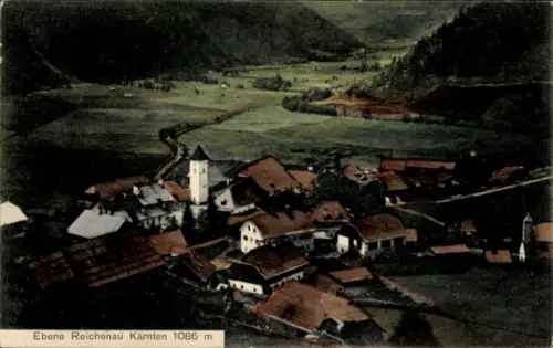 Ak Ebene Reichenau Kärnten, Gesamtansicht
