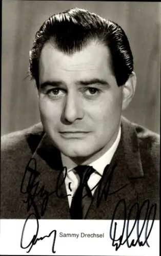 Ak Journalist Sammy Drechsel, Portrait, Autogramm