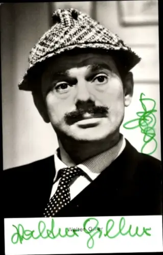 Ak Schauspieler Walter Giller, Portrait, Autogramm
