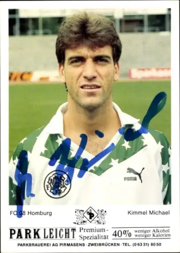 Autogrammkarte Fußballer Michael Kimmel, FC Homburg, Autogramm