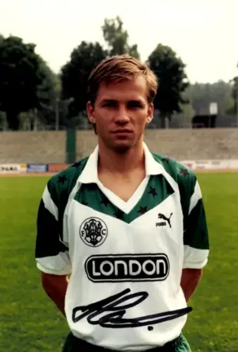 Autogrammkarte Fußballer vom  FC Homburg, Autogramm