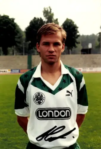 Autogrammkarte Fußballer Krzysztof Hetmanski, FC Homburg, Autogramm