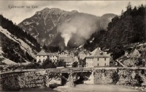 Ak Raibl Tarvisio Tarvis Friuli, Kaltwasser