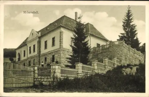 Ak Mónosbél Ungarn, Gebäude