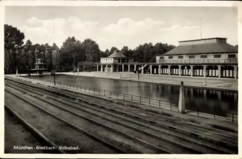 Ak München-Gladbach Mönchengladbach am Niederrhein, Volksbad