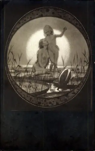 Jugendstil Künstler Ak Fidus, Vom Himmel, Nr. 3