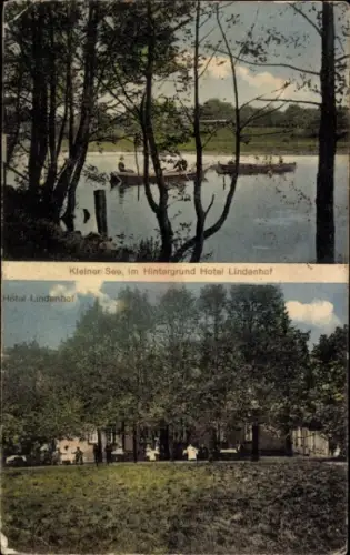 Ak Lütjensee in Holstein, Hotel Lindenhof, Kleiner See