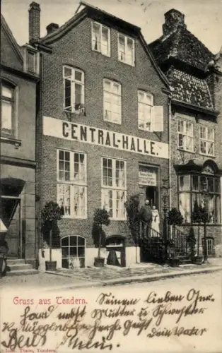 Ak Tønder Tondern Dänemark, Central-Halle