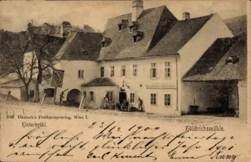 Ak Hinterbrühl in Niederösterreich, Restaurant Höldrichsmühle