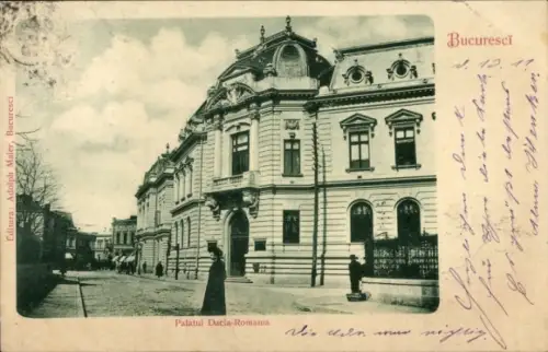 Ak București Bukarest Rumänien, Palatul Dacia-Romania
