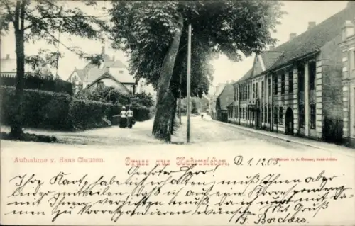 Ak Haderslev Hadersleben Dänemark, Straßenpartie