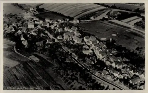 Ak Gronau an der Leine Niedersachsen, Luftbild von  Häuser, Felder, Flugzeugaufnahme