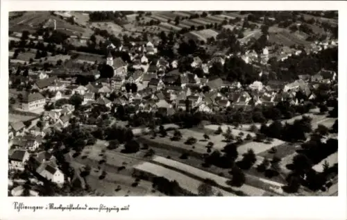 Ak Schliengen im Schwarzwald, Markgräflerland, Fliegeraufnahme