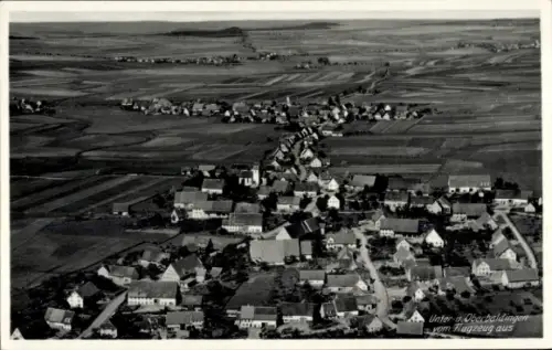 Ak Oberbaldingen Bad Dürrheim im Schwarzwald, Fliegeraufnahme