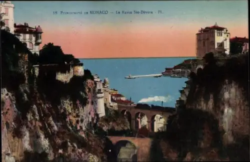 Ak Ravin Sainte Devote Monaco, Panorama