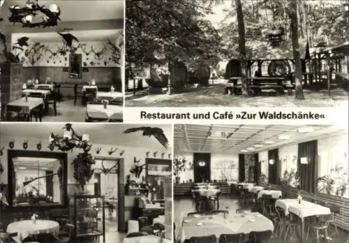 Ak Wandlitz in Brandenburg, Restaurant und Cafe Zur Waldschänke