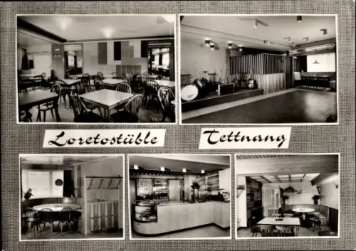 Ak Tettnang in Württemberg, Loretostüble, Innenansicht, Schlagzeug, Gitarren,