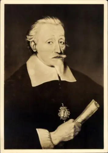 Künstler Ak  Porträt von Heinrich Schütz, Leipziger Heinrich Schütz Jahr 1935