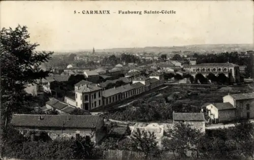 CPA Carmaux Tarn, Faubourg Sainte-Cécile