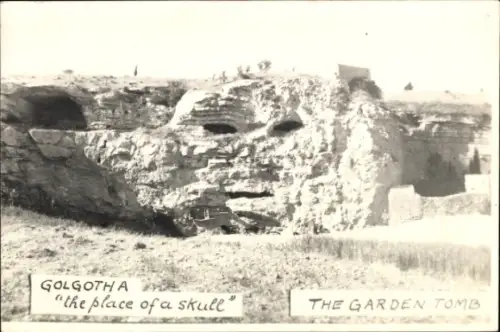 Ak Jerusalem Israel, Golgota, the Garden Tomb
