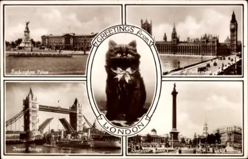 PC London City England, Tower Bridge, Buckingham Palace, Trafalgar Square