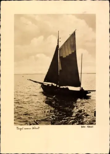 Ak Segelboot, Segeln