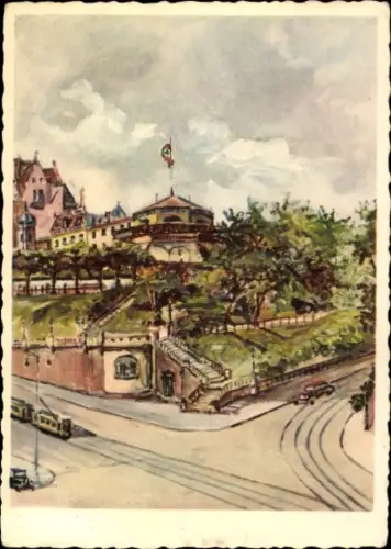 Künstler Ak Hamburg Mitte St. Pauli, Wiezel's Hotel