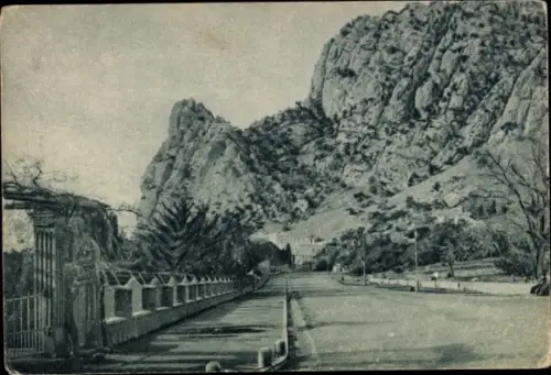 Ak Simeiz Krim Ukraine, Straßenpartie