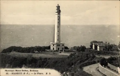 Ak Biarritz Pyrénées Atlantiques, Leuchtturm