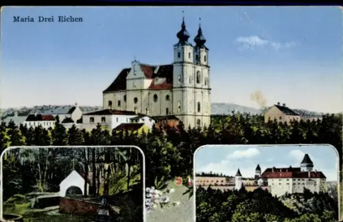 Ak Maria Dreieichen Rosenburg Mold in Niederösterreich, Kloster Maria Drei Eichen