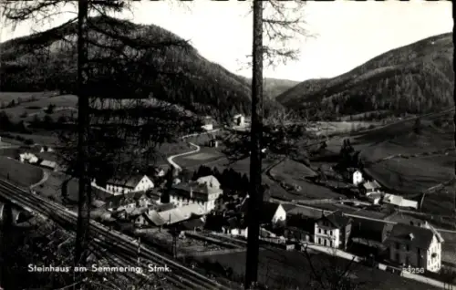Ak Steinhaus am Semmering Steiermark,  Landschaft, Berge, 