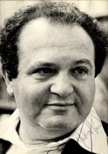 Ak Autor Gabriel Laub, Portrait, Autogramm