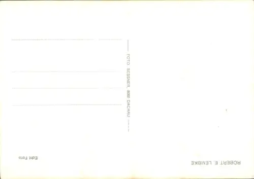 Ak Moderator Robert E. Lembke, Portrait, Autogramm