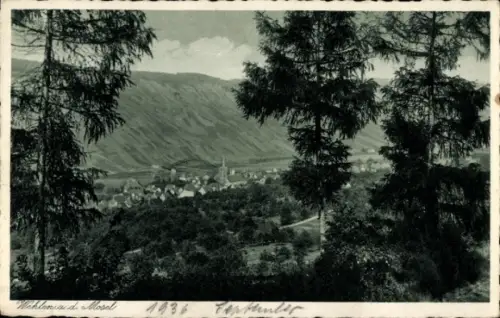 Ak Wehlen Bernkastel Kues an der Mosel, Gesamtansicht