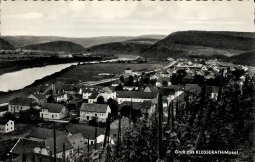 Ak Klüsserath an der Mosel, Gesamtansicht