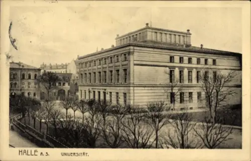 Ak Halle an der Saale, Universität