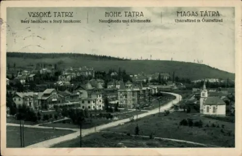 Ak Starý Smokovec Ótátrafüred Altschmecks Vysoké Tatry Hohe Tatra Slowakei, Gesamtansicht