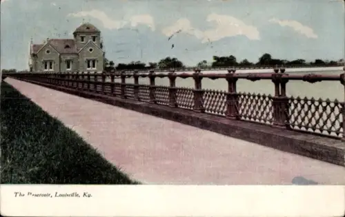 Ak Louisville Kentucky USA, Blick auf das Reservoir