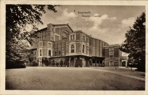 Ak Bayreuth in Oberfranken, Wagner-Theater