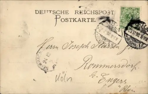 Foto Ak Köln am Rhein, Wohnhäuser