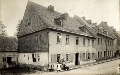 Foto Ak Dresden Blasewitz, Wilhelmstraße, Häuser