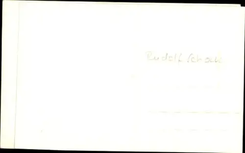 Ak Opernsänger Rudolf Schock, Portrait, Autogramm