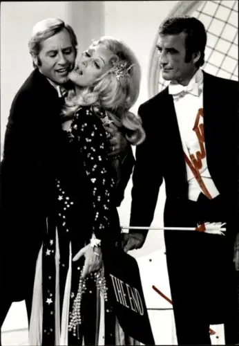 Foto Schauspieler Helmut Ketels, Gisela Schlüter, Claus Christofolini, Portrait, Autogramm