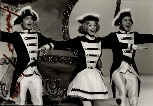 Foto Schauspieler Helmut Ketels, Gisela Schlüter, Claus Christofolini, Autogramm