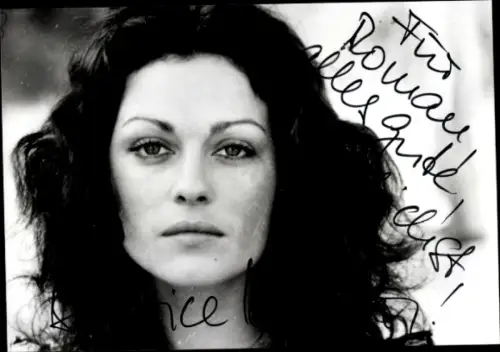 Foto Schauspielerin Béatrice Kessler, Portrait, Autogramm