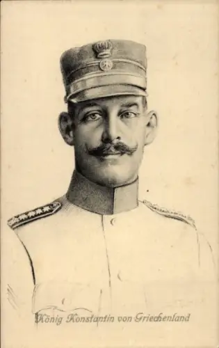 Ak König Konstantin von Griechenland