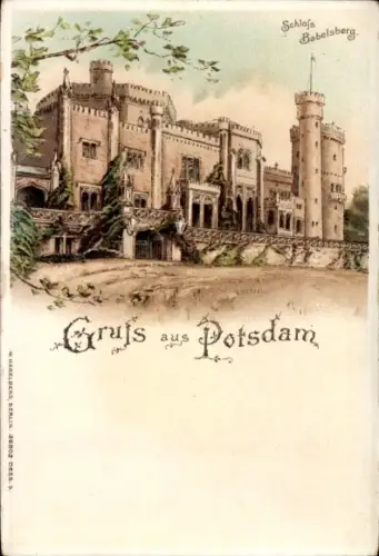 Litho Potsdam, Schloss Babelsberg