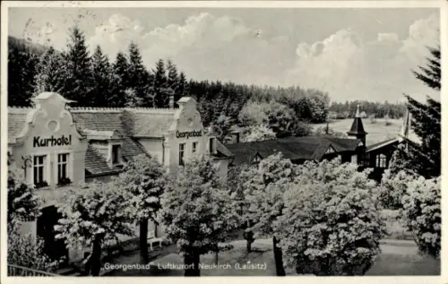 Ak Neukirch in der Lausitz, Hotel und Restaurant Georgenbad