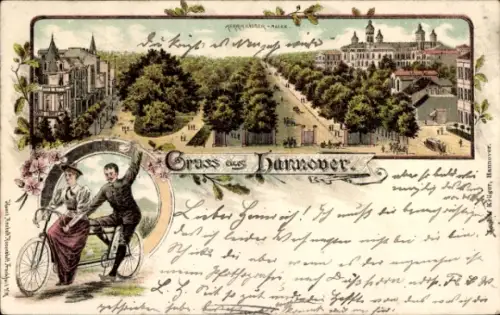 Litho Hannover in Niedersachsen, Herrnhauser Allee, Tandem